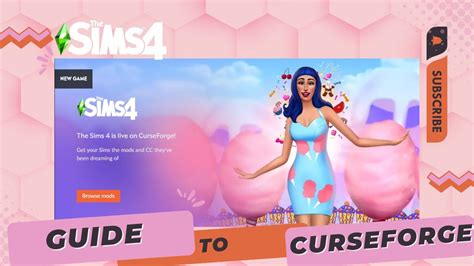 How to use the CURSEFORGE APP for THE SIMS 4 .